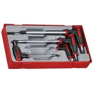 Image of Teng TTHEX7 Metric Hex T-Handle Driver Set, 7 Piece