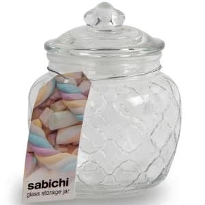 Image of Sabichi Embossed Sweet Jar - 1400ml