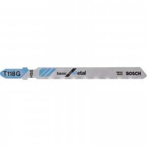 Image of Bosch T118 G Metal Cutting Jigsaw Blades Pack of 3