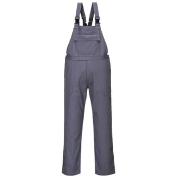 Image of Portwest - FR37GRRXXXL - sz 3XL Bizflame Pro Bib and Brace - Grey