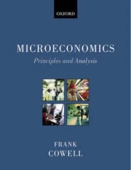 Image of Microeconomics by Frank a Cowell Paperback