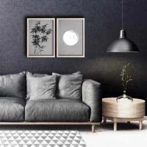 Image of 2PKCT-009 Multicolor Decorative Framed MDF Painting (2 Pieces)