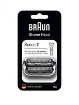 Image of Braun Series 7 73S Electric Shaver Head Replacement - Silver