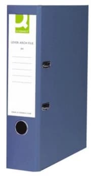 Image of Q Connect Lach File Pprbkd A4 Blu - 10 Pack