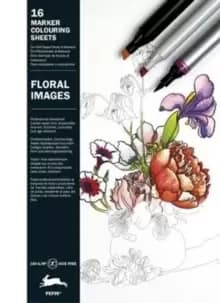 Image of Floral Images : Marker Colouring Sheets