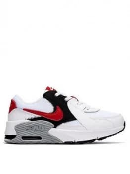 Image of Nike Air Max Excee Childrens Trainers - White/Red