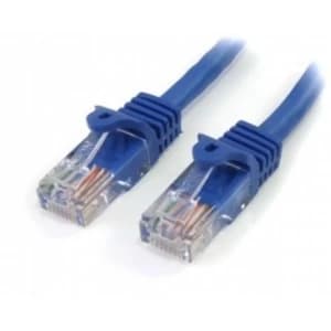 Image of 15 ft Blue Snagless Cat5e UTP Patch Cable