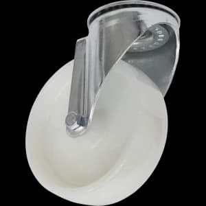 Image of Sealey Bolt Hole Swivel Castor White 125mm