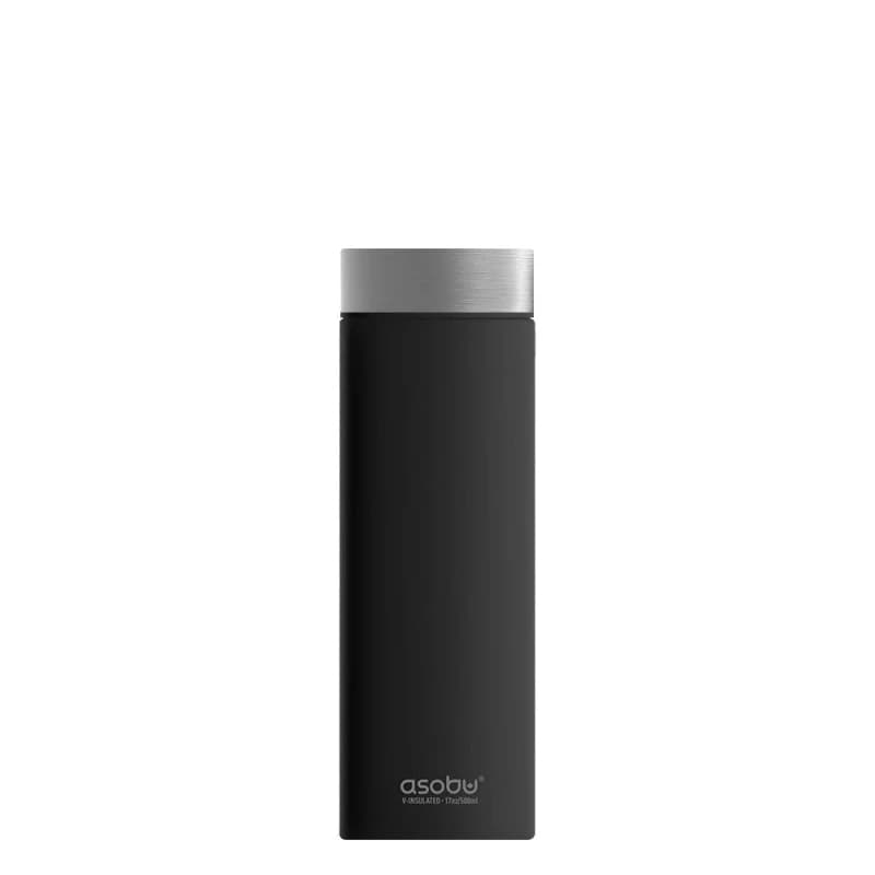 Image of asobu Le Baton Stainless Steel Thermo Flask 500ml Silver Silver