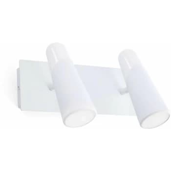 Image of Faro Lao - LED 2 Light Indoor Adjustable Wall Spotlight White