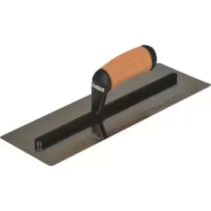 Image of DEWALT Drywall Flex Stainless Steel Flat Trowel Leather Handle 12"