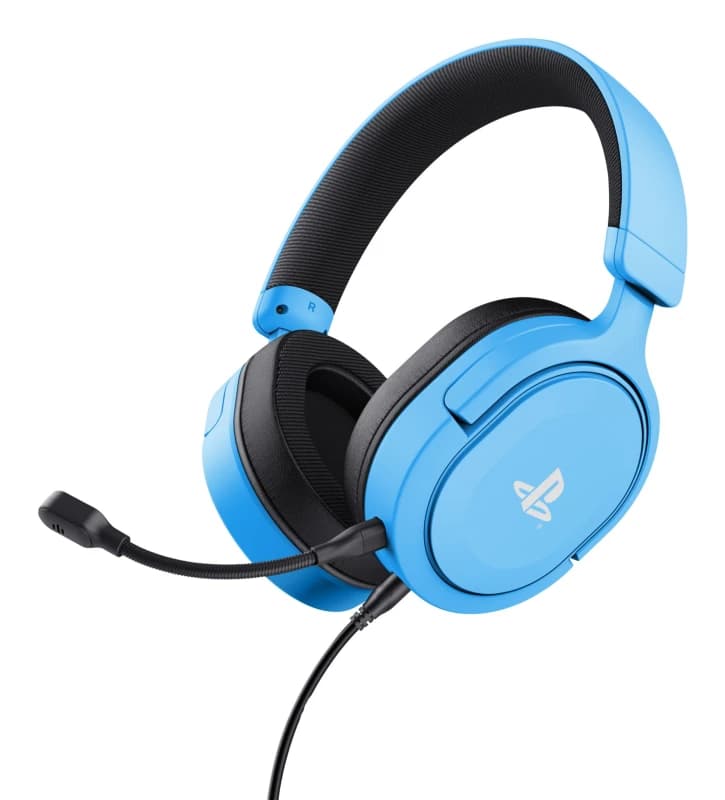 Image of Trust Trust GXT 498B Forta Headset Wired Head-band Gaming Blue 25556