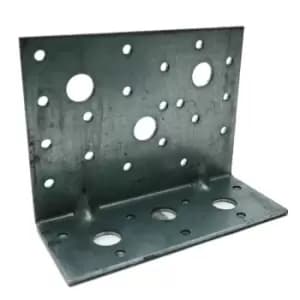 Image of Corner Angle Bracket kpw Heavy Duty Brace Reinforced diy Project - Size 90x50x116x2.5mm - Pack of 10