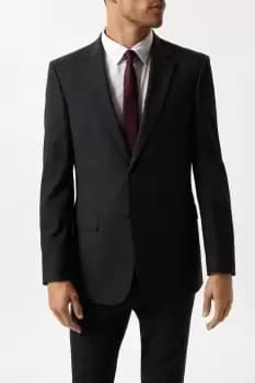 Image of Mens Plus And Tall Tailored Charcoal Essential Jacket