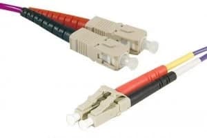 Image of 10m Fibre Duplex Om3 50 125 Sclc Purple