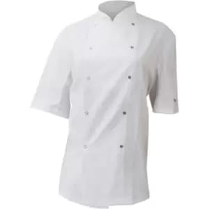 Image of Dennys AFD Mens Chefs Jacket / Chefswear (M) (White) - White