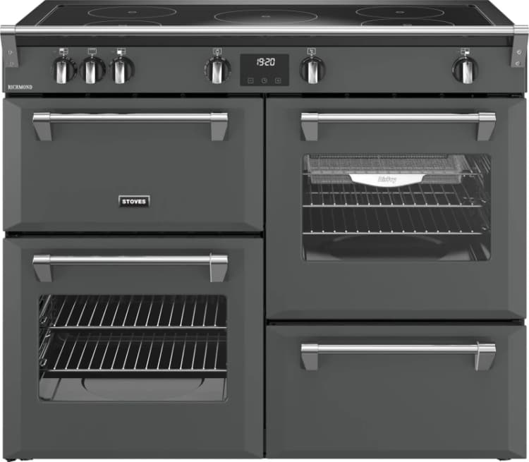 Image of Stoves Richmond 110Ei TCH 110cm Electric Range Cooker with Induction Hob - Anthracite - A/A/A Rated