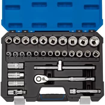 Image of Draper 1/2" Sq. Dr. Metric Socket Set (30 Piece) 16466