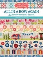 Image of moda all stars all in a row again 23 row by row quilt designs