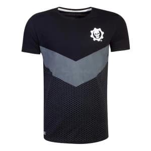 Image of Gears Of War - Tonal Colour Block Mens Large T-Shirt - Black