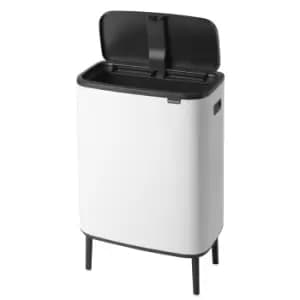 Image of Brabantia Bo Touch Bin Hi 60 Litre White
