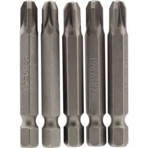 Image of Draper Pozi Screwdriver Bit PZ3 50mm Pack of 5