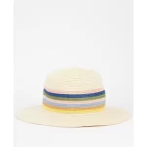 Image of Barbour Penfor Rainbow Fedora Hat - Cream