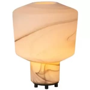 Image of Lucide ALISTAIR - Table Lamp - Ø30cm - 1xE27 - White