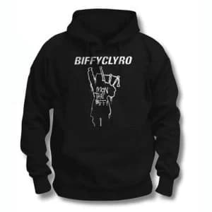 Image of Biffy Clyro - Mon The Biff Unisex Large Pullover Hoodie - Black