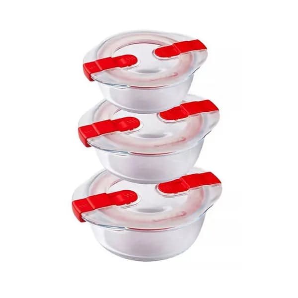 Image of Pyrex Cook & Heat Round Dish Set One size None 72238769000