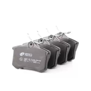 Image of REMSA Brake pad set 0263.05 Brake pads,Brake pad set, disc brake VW,AUDI,FORD,Golf IV Schragheck (1J1),Golf V Schragheck (1K1),POLO (9N_)