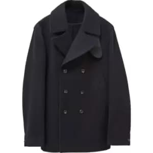 Image of French Connection Winter Melton Peacoat - Black