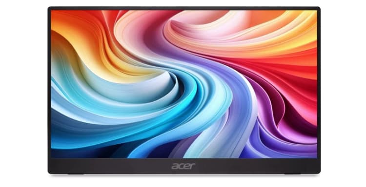 Image of Acer PM161QB1bmiuux Portable monitor Black 39.6cm (15.6") 1920 x