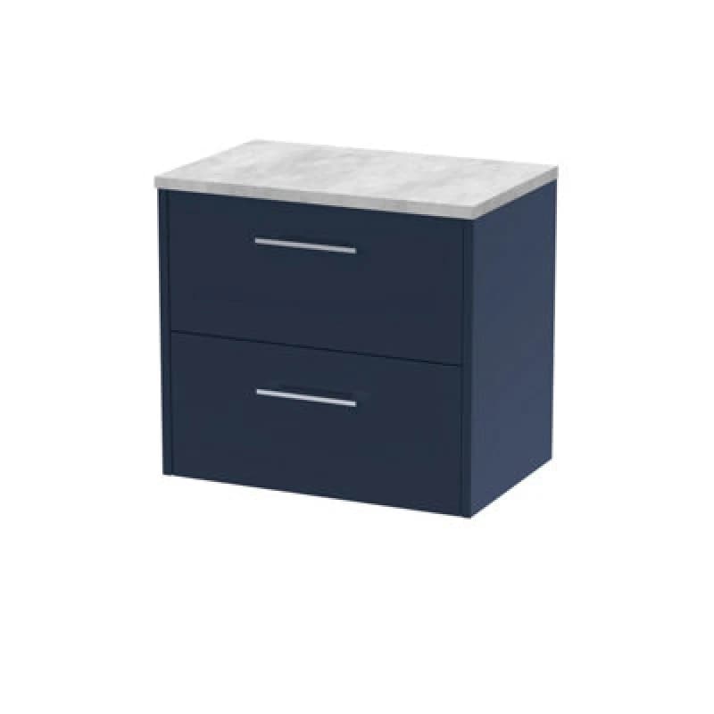 Image of Hudson Reed 600 Wh 2-Drawer Vanity & Laminate Top