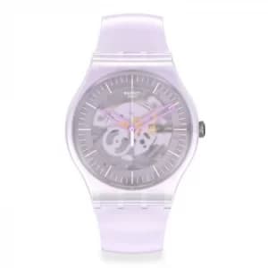 Image of Swatch Pink Mist Pink Silicone Strap Watch