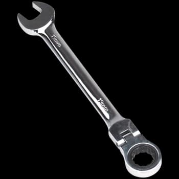Image of Sealey Flexible Head Ratchet Combination Spanner Metric 19mm