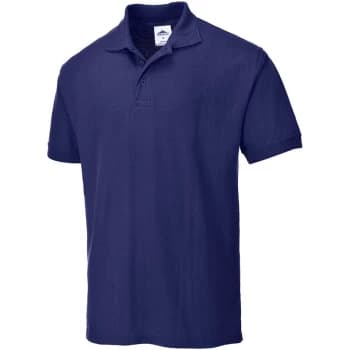 Image of Portwest - B210 - Navy Sz L Naples Polo Shirt Workwear Corporate Wear