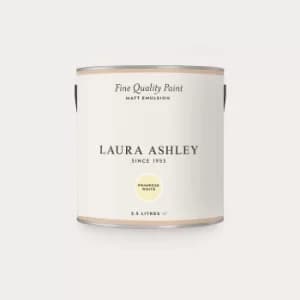 Image of Laura Ashley Matt Emulsion Paint Primrose White2.5L