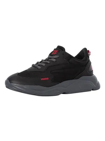 Image of HUGO Leon Running Trainers Charcoal 8 UK