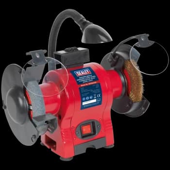 Image of Sealey BG150XWL 150mm Bench Grinder Wire Wheel 240v