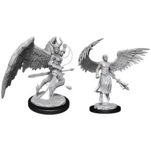 Image of D&D Nolzur's Marvelous Unpainted Miniatures (W13) Deva & Erinyes