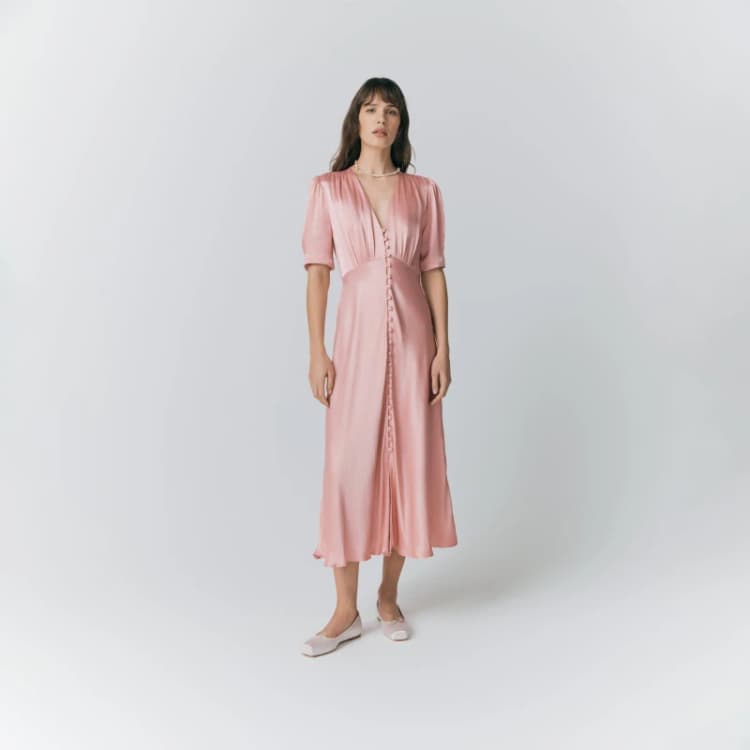 Image of Ghost Ghost Madison Dress - Pink Pink 14
