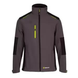 Image of Leo Workwear Flex Softshell Jacket Two-tone GY BL M