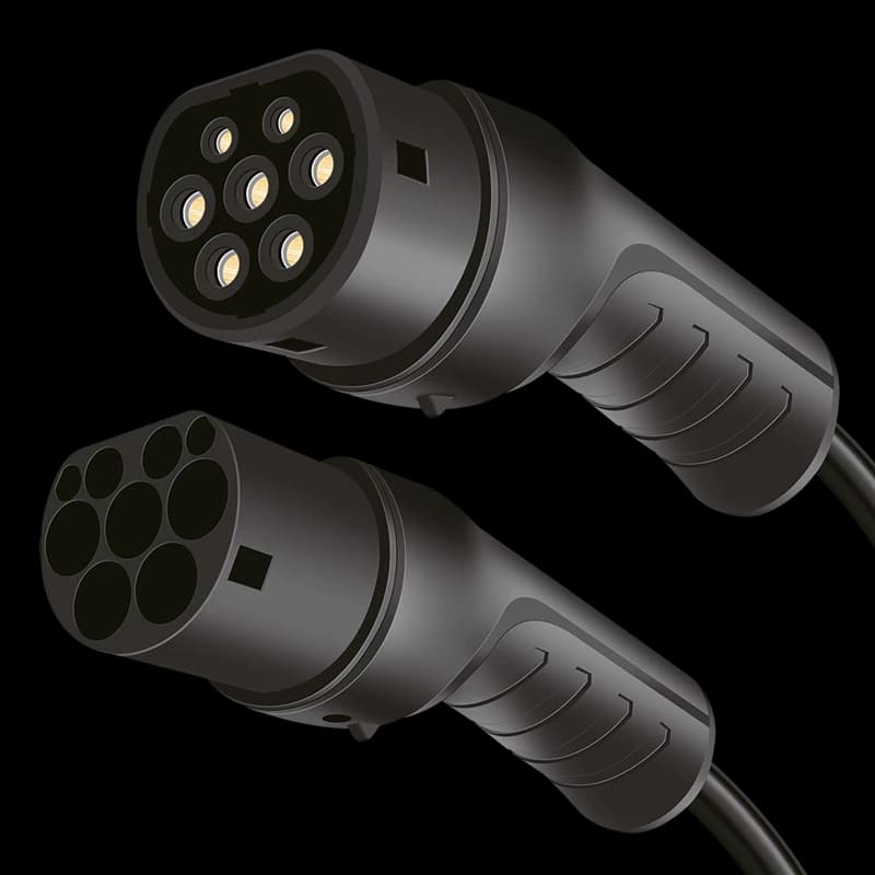 Image of LogiLink EV charging cable. Type 2. 3-phase. 32 A. 22 kW. with bag. 7.