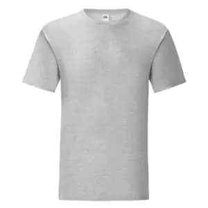 Image of Fruit Of The Loom Mens Iconic T-Shirt (S) (Heather Grey)