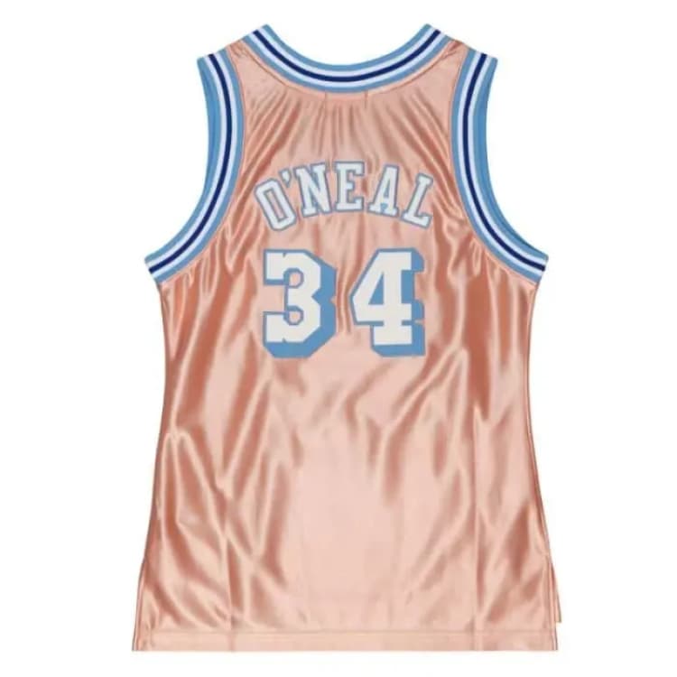 Image of Mitchell & Ness Womens NBA Los Angeles Lakers Jersey Shaquille O'Neal Rose Female L