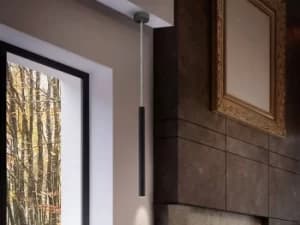 Image of Varas Integrated LED Ceiling Pendant Matt black