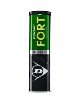 Image of Dunlop Fort All Court Tournament Select Tennis Balls - Tube Of 4