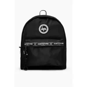 Image of Hype Crest Backpack (One Size) (Black/White) - Black/White
