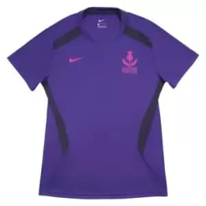 Image of Nike Scottish Thistles Netball Training Shirt Womens - Purple